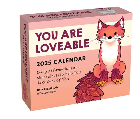 Kate Allan 2025 Day-To-Day Calendar: You Are Lovable by Allan, Kate