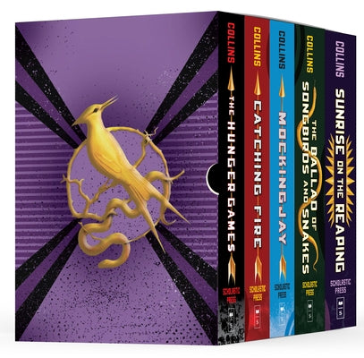 Hunger Games 5-Book Hardcover Box Set (the Hunger Games, Catching Fire, Mockingjay, the Ballad of Songbirds and Snakes, Sunrise on the Reaping) by Collins, Suzanne