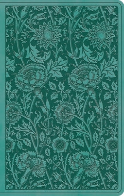 ESV Premium Gift Bible (Trutone, Teal, Floral Design) by Esv Bibles