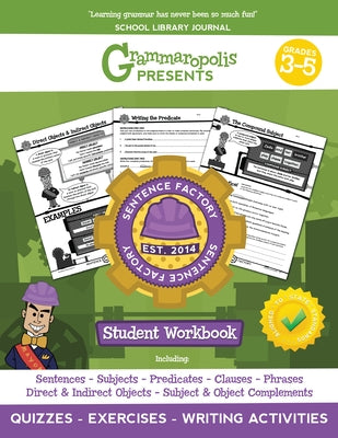 The Parts of the Sentence Workbook, Grades 3-5 by Voorhees, Coert