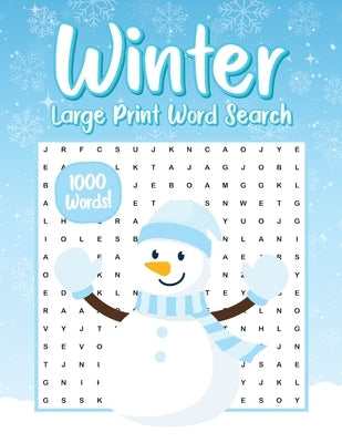 Winter Word Search for Adults: Word Find Book, Word Searches Book for Adults, Large Print Word Search by Bidden, Laura