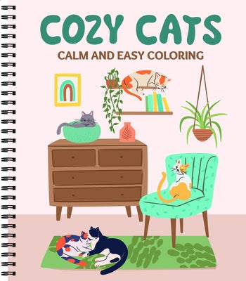 Calm and Easy Coloring: Cozy Cats by New Seasons