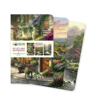 Thomas Kinkade Set of 3 Mini Notebooks by Flame Tree Studio