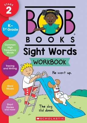 Bob Books - Sight Words Workbook Phonics, Writing Practice, Ages 4 and Up, Kindergarten, First Grade (Stage 2: Emerging Reader) by Scholastic