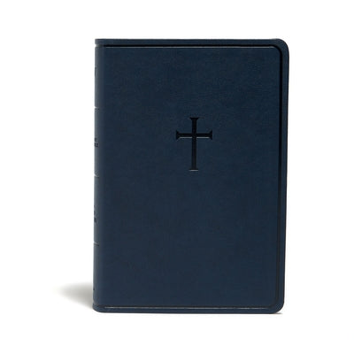 KJV Everyday Study Bible, Navy Cross Leathertouch by Holman Bible Publishers