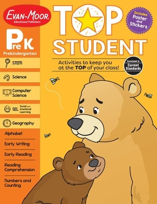 Top Student, Pre-Kindergarten Workbook by Evan-Moor Educational Publishers
