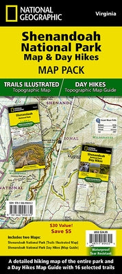 Shenandoah Day Hikes and National Park Map [Map Pack Bundle] by National Geographic Maps