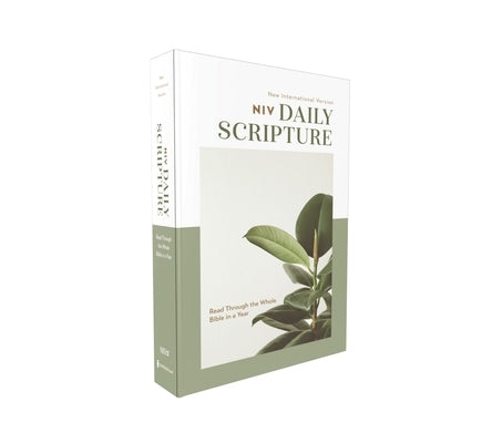 Niv, Daily Scripture, Paperback, White/Sage, Comfort Print: 365 Days to Read Through the Whole Bible in a Year by Zondervan