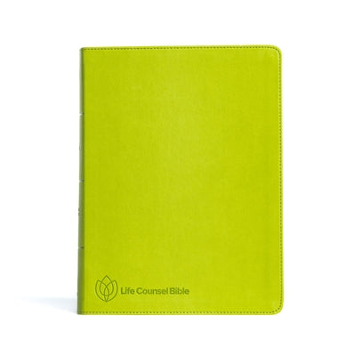 CSB Life Counsel Bible, Apple Green Leathertouch: Practical Wisdom for All of Life by New Growth Press