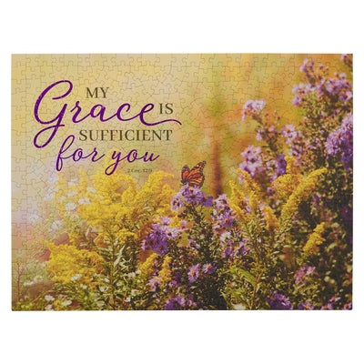 Christian Art Gifts 500 Piece Scripture Puzzle for Men, Women, & Children: My Grace Is Sufficient for You - 2 Corinthians 12:9 Inspirational Bible Ver by Christian Art Gifts