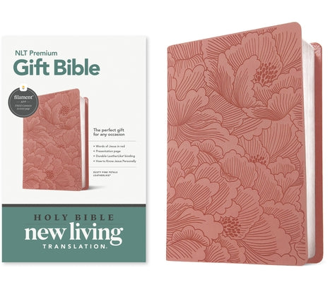 Premium Gift Bible Nlt, Filament Enabled (Leatherlike, Dusty Pink Petals, Red Letter) by New Living Translation