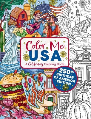 Color Me USA: A Celebratory Coloring Book by Kajfez, Kaja
