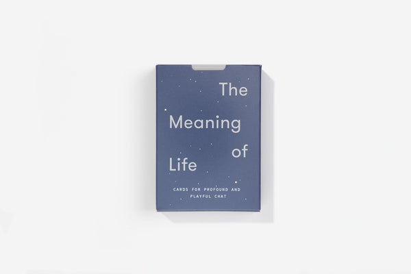 The Meaning of Life Cards: Cards for Profound and Playful Chat by The School of Life