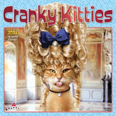 Avanti Cranky Kitties 2024 Square Foil by Browntrout