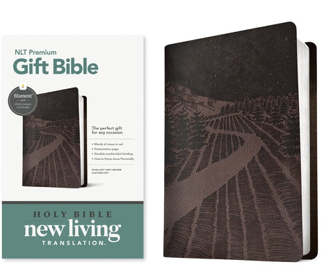 Premium Gift Bible Nlt, Filament Enabled (Leatherlike, Starlight Path Brown, Red Letter) by New Living Translation