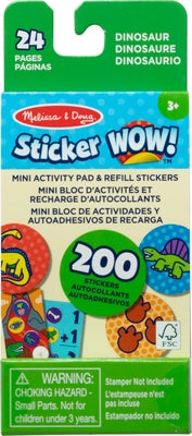 Sticker Wow! Mini Activity Pad with Refill Stickers - Dinosaur by 