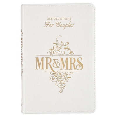 Gift Book Mr. & Mrs. White Faux Leather by Teigen Rob &. Joanna