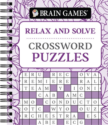 Brain Games - Relax and Solve: Crossword Puzzles (Pattern Cover) by Publications International Ltd