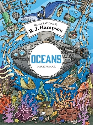 Oceans Coloring Book by Hampson, R. J.