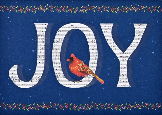 Joyful Cardinal Deluxe Boxed Holiday Cards by 