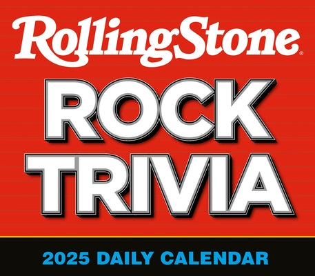 2025 Rolling Stone Rock Trivia Boxed Daily Calendar by Rolling Stone LLC