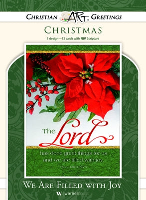 Boxed Cards - Christmas - Solid - We Are Filled with Joy by Warner Press