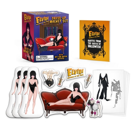 Elvira Dress-Up Magnet Set: With Mix-And-Match Outfits! by Peterson, Cassandra