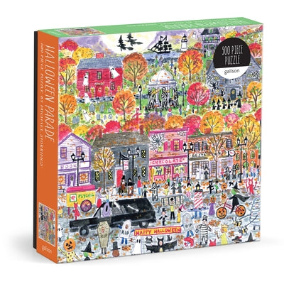 Michael Storrings Halloween Parade 500 Piece Puzzle by Galison
