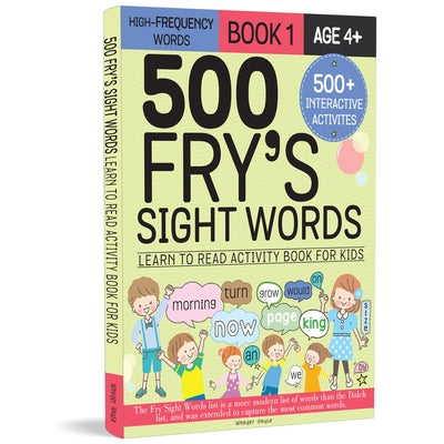 500 Fry's Sight Words: Book 1 by Wonder House Books
