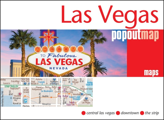 Las Vegas Popout Map by Map, Popout