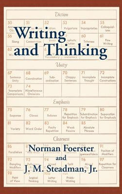 Writing and Thinking: A Handbook of Composition and Revision by Foerster, Norman