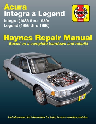 Acura Integra 1986-89 & Legend 1986-90 by Haynes, J. H.