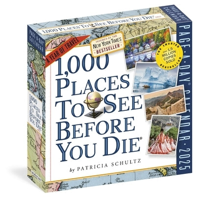 1,000 Places to See Before You Die Page-A-Day(r) Calendar 2025: A Year of Travel by Schultz, Patricia