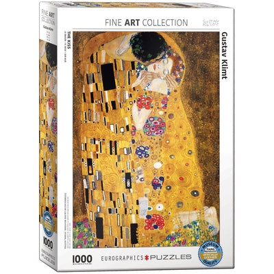 The Kiss by Gustav Klimt 1000-Piece Puzzle by Eurographics