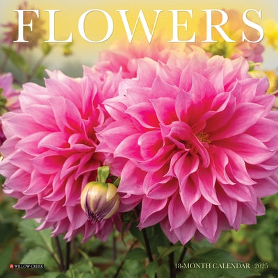 Flowers 2025 7 X 7 Mini Wall Calendar by Willow Creek Press