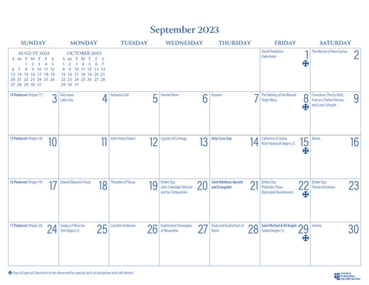 2024 Parish Wall Calendar by Publishing, Church
