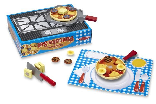 Wooden Flip & Serve Pancake Se by Melissa & Doug