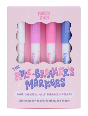 The Rule-Breaker's Markers: Four Colorful Multisurface Markers by Dinh, Huyen