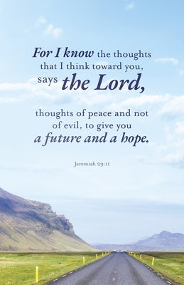 Graduation Bulletin: A Future (Package of 100): Jeremiah 29:11 (Nkjv) by Broadman Church Supplies Staff