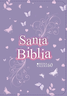 Biblia Rvr 1960 Compacta S?mil Piel Juvenil Mariposa Lila (Bible Rvr 1960 Compact Size Leatherlike Youth Lilac Butterfly (Spanish Edition) by Reina Valera 1960