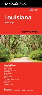 Rand McNally Easy to Read: Louisiana State Map by Rand McNally