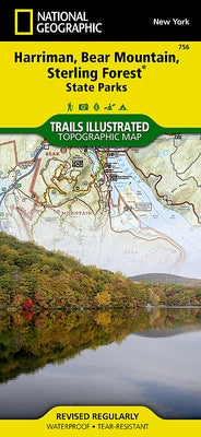 Harriman, Bear Mountain, Sterling Forest State Parks Map by National Geographic Maps