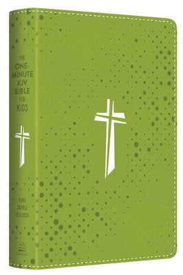 The One-Minute KJV Bible for Kids [Neon Green Cross] by Compiled by Barbour Staff