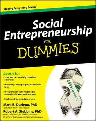 Social Entrepreneurship for Dummies by Durieux, Mark