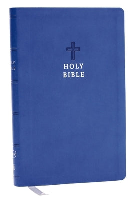 NKJV Holy Bible, Value Ultra Thinline, Blue Leathersoft, Red Letter, Comfort Print by Thomas Nelson