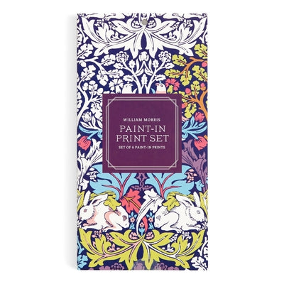 William Morris Paint-In Print Set by Galison