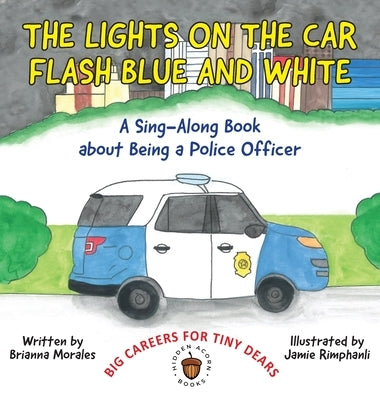 The Lights on the Car Flash Blue and White by Morales, Brianna