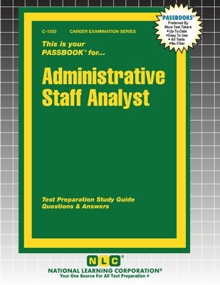 Administrative Staff Analyst by Passbooks