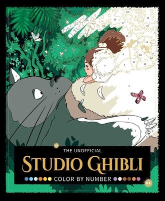 The Unofficial Studio Ghibli Color by Number Book by Thelin, Lukas