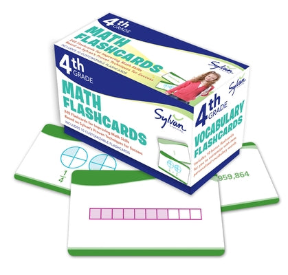 4th Grade Math Flashcards: 240 Flashcards for Improving Math Skills Based on Sylvan's Proven Techniques for Success by Sylvan Learning